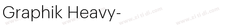 Graphik Heavy字体转换